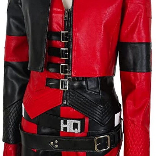 Margot Robbie Suicide Squad 2 Harley Quinn 2021 Cosplay Costume Coat Outfit