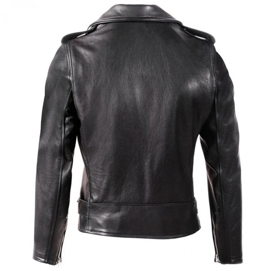 1950s Motorcycle Black Leather Jacket