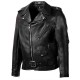 1950s Motorcycle Black Leather Jacket