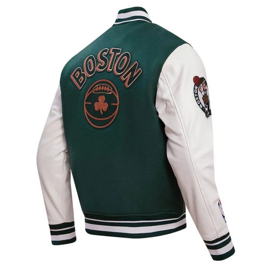 2023 24 Boston Celtics City Edition Varsity Jacket