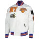 2x Finals Champions Mash Up New York Knicks White Jacket