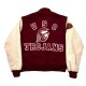 80’s USC Trojans Maroon and White Wool Varsity Jacket