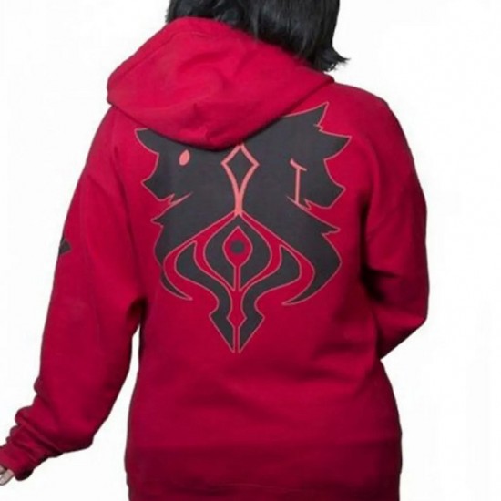 Aaron Lycan Aphmau Fleece Red Hoodie