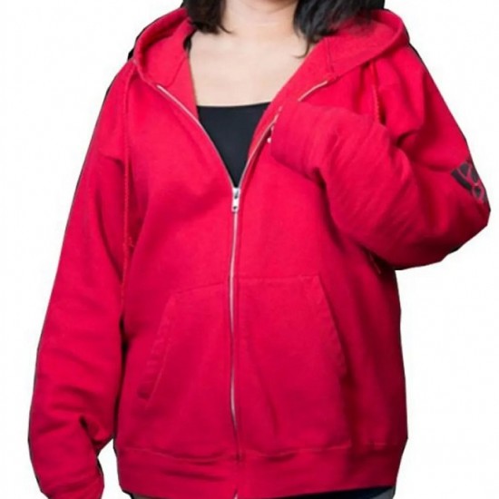 Aaron Lycan Aphmau Fleece Red Hoodie