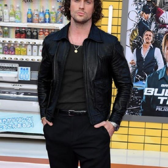 Aaron Taylor Johnson Leather Jacket