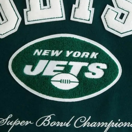 Abercrombie New York Jets Varsity Jacket