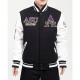 Alcorn State University Black and White Wool Varsity Jacket