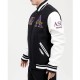 Alcorn State University Black and White Wool Varsity Jacket