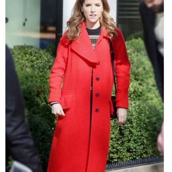 Anna Kendrick Love Life Red Coat