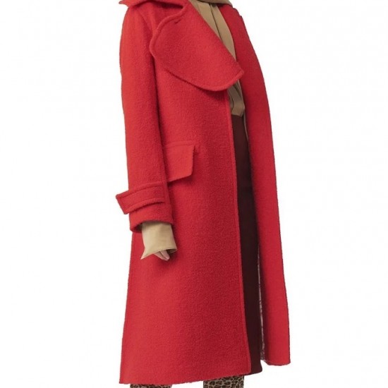 Anna Kendrick Love Life Red Coat