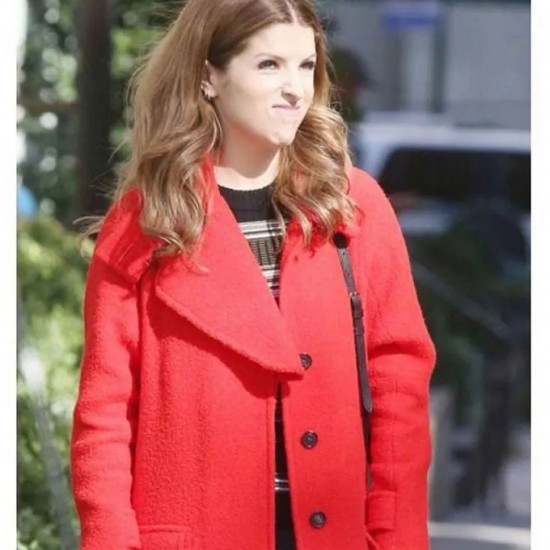 Anna Kendrick Love Life Red Coat