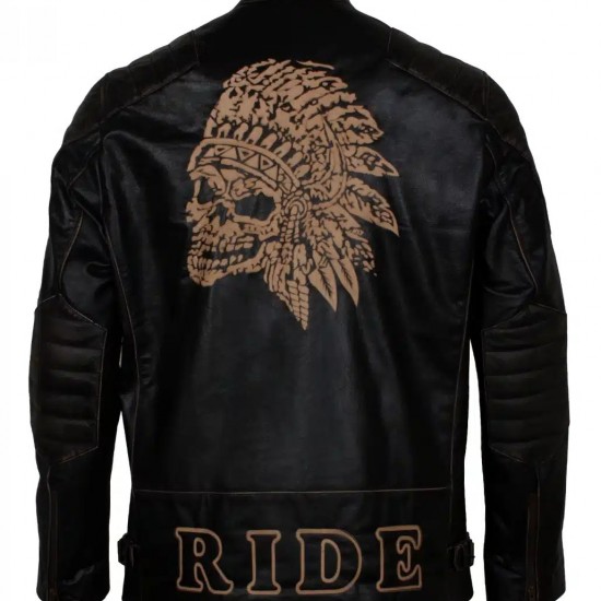 Apache Man Leather Jacket