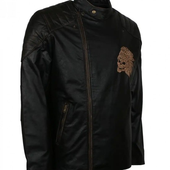 Apache Man Leather Jacket