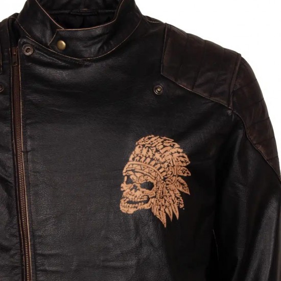 Apache Man Leather Jacket