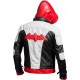 Red Hooded Bat Style Arkham Knight Vest and Jacket 2 in 1 - Premium Quality