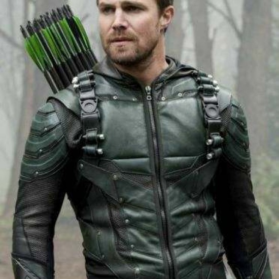 Prometheus Arrow Season 5Jacket With Hood 