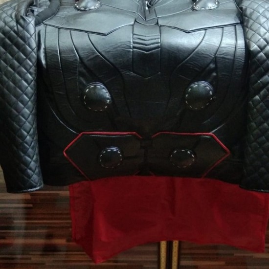 Game Chris Hemsworth Thor Avengers End Leather Vest Costume