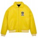 Yellow Icon Croc Avirex Limited Edition Leather Jacket