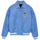 Limited Edition sky Blue Icon Croc Avirex Leather Jacket