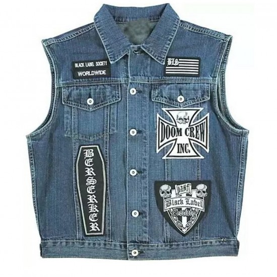 BLS Denim Blue Vest