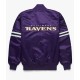 Ravens Purple Baltimore Satin Jacket