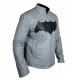 Dawn Of Justice Bruce Wayne Batman Arkham Knight Grey Leather Jacket