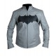 Dawn Of Justice Bruce Wayne Batman Arkham Knight Grey Leather Jacket