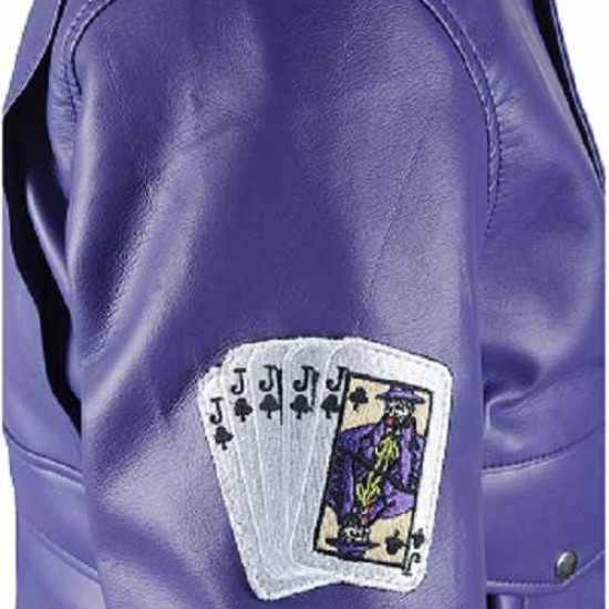 Henchman Joker Goon Batman Purple Bomber Jacket