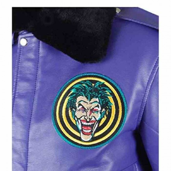 Henchman Joker Goon Batman Purple Bomber Jacket