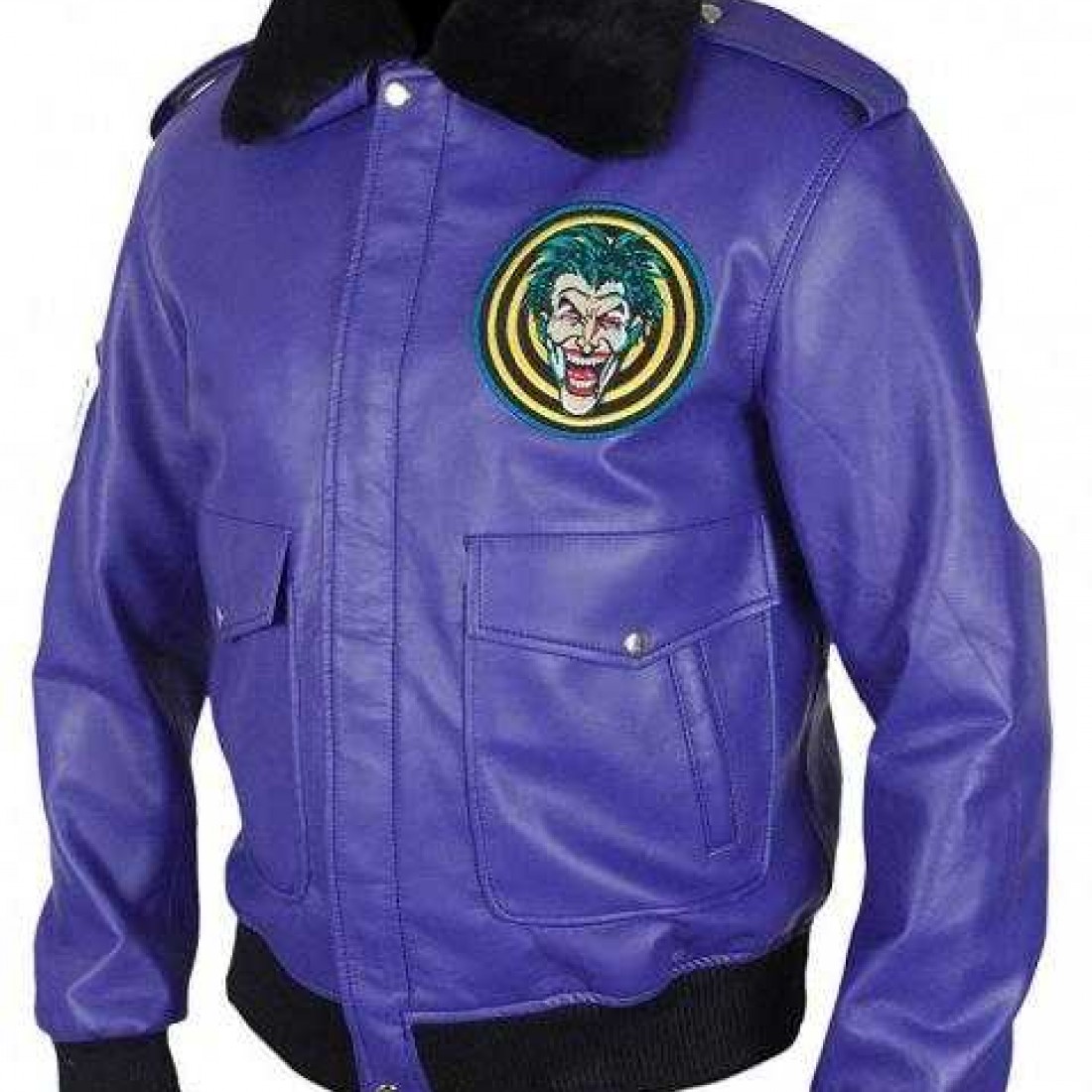 Henchman Joker Goon Batman Purple Bomber Jacket