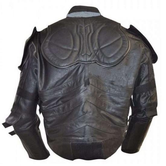 The Dark Knight Rises Batman Motorcycle Leather Jacket