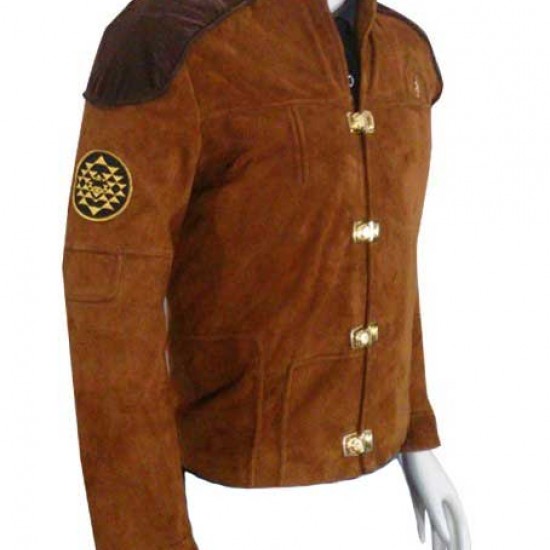 Galactica Warriors Viper Pilot Battlestar Suede Leather Jacket