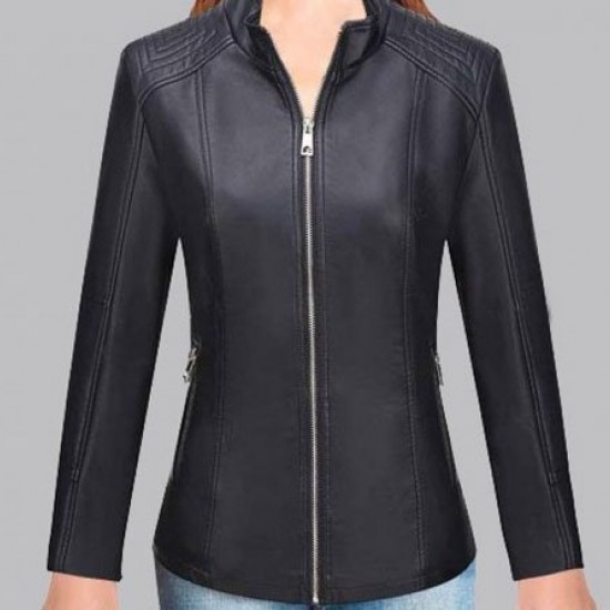 Womens Bellivera Leather Jacket