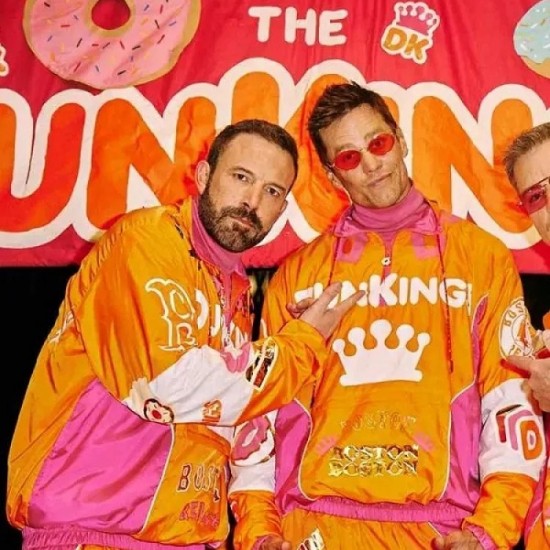 Ben Affleck Super Bowl Dunkings Donuts Jacket