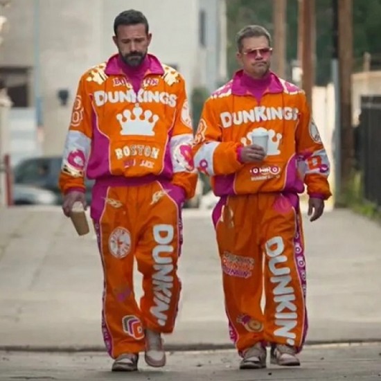 Ben Affleck Super Bowl Dunkings Donuts Jacket