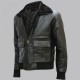 Mens Black Bomber Leather Jacket