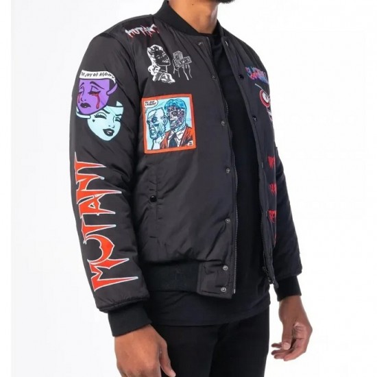 Mutant Black Bomber Jacket