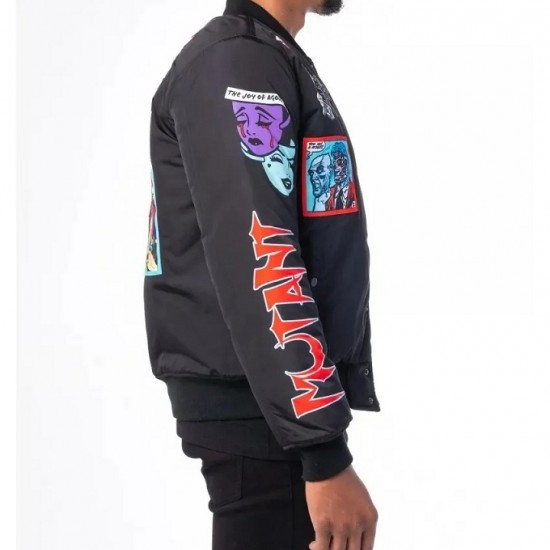 Mutant Black Bomber Jacket