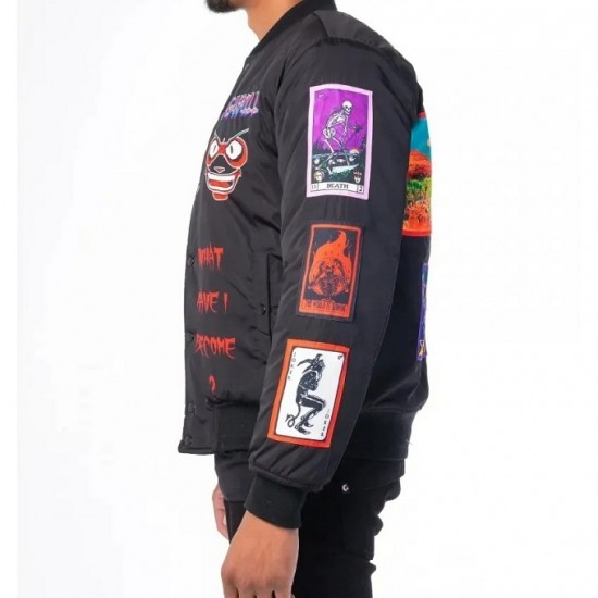 Mutant Black Bomber Jacket