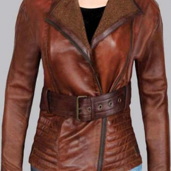 Women Blingsoul Leather Jacket