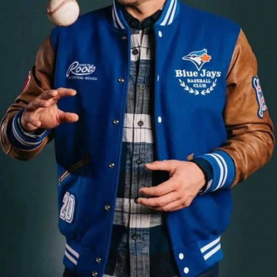 Mens Blue Jays Varsity Letterman Jacket