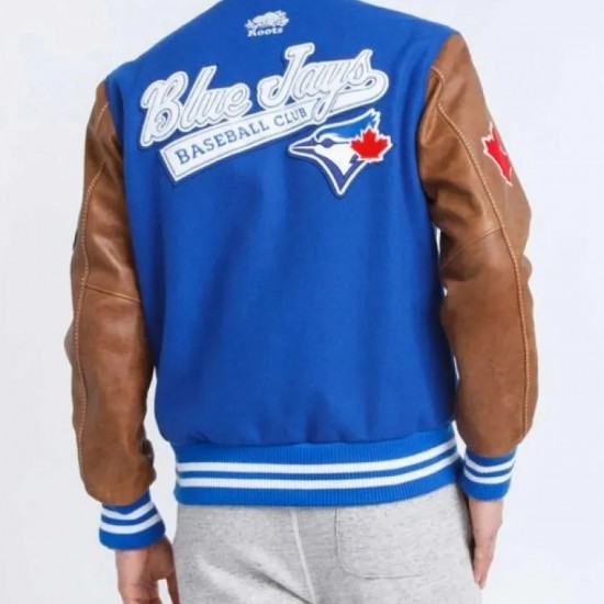 Mens Blue Jays Varsity Letterman Jacket