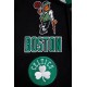 Boston Celtics Retro Classic Rib Black Wool Varsity Jacket