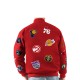 NBA Twill Carl Banks Red Collage Jacket