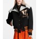 Cashgora LV Varsity Black Jacket