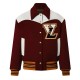 Cashgora LV Varsity Maroon Jacket