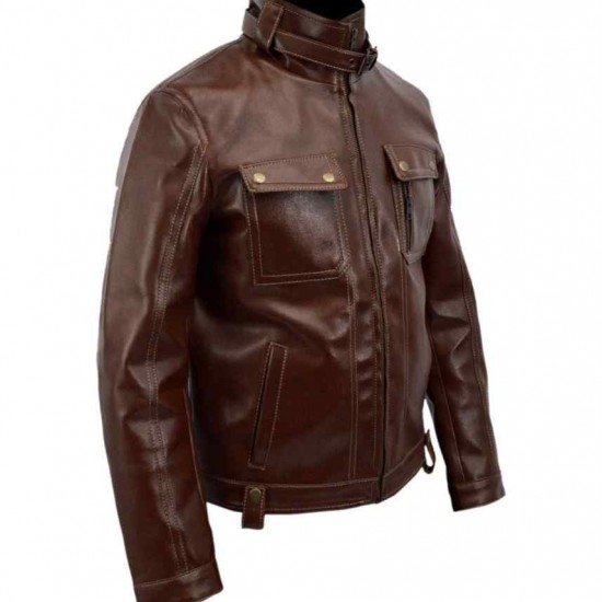 Chad Gangsters Kingdom Spade IV Leather Jacket