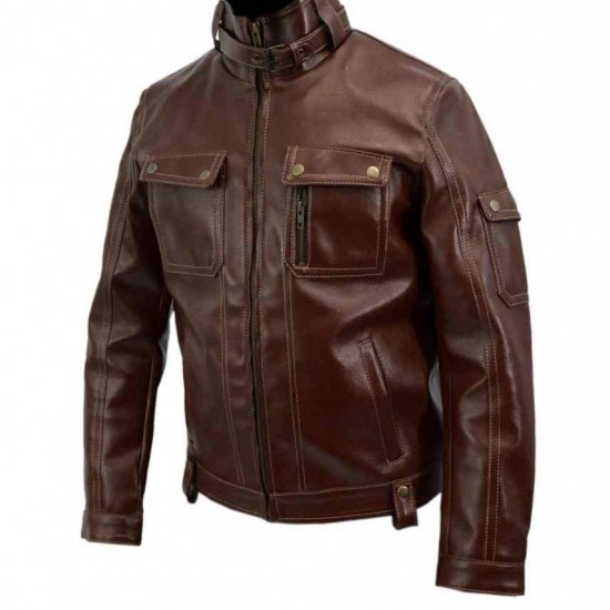 Chad Gangsters Kingdom Spade IV Leather Jacket