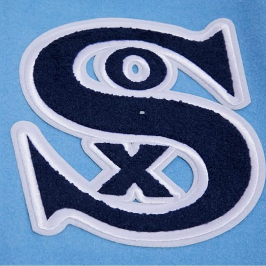 Chicago White Sox Retro Classic Blue Wool Varsity Jacket