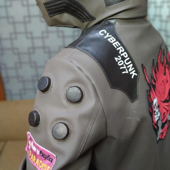 Cyberpunk 2077 Gaming Leather Jacket